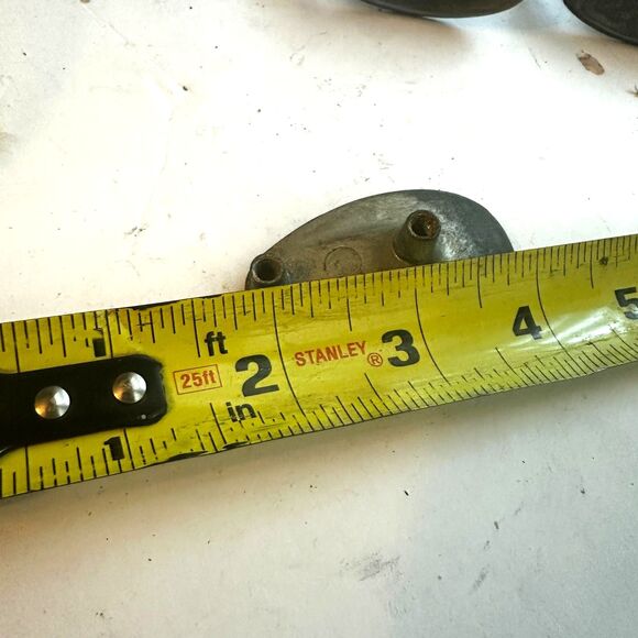 Mid Century Leaf 2-Hole Knobs - Set of 8 - 1" Center to Center Hardware Refinish - Picture 4 of 4